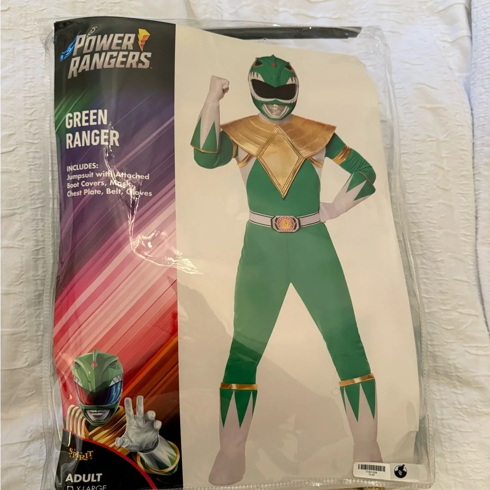 Power Ranger Green Ranger Adult Costume - Picture 1 of 2